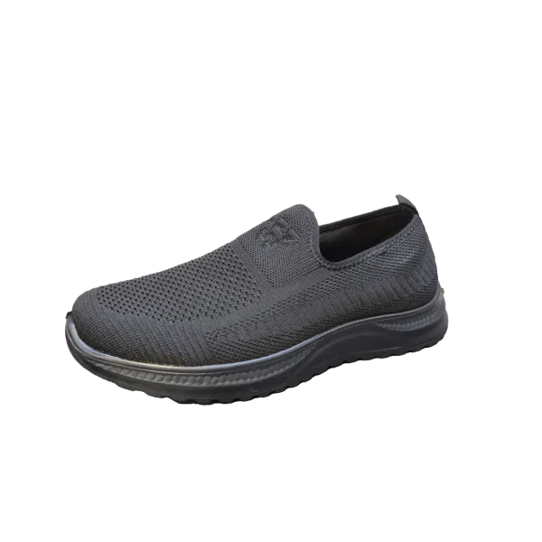 کفش طبی اسپرت مشکی مدل Slip-On – راحت و شیک