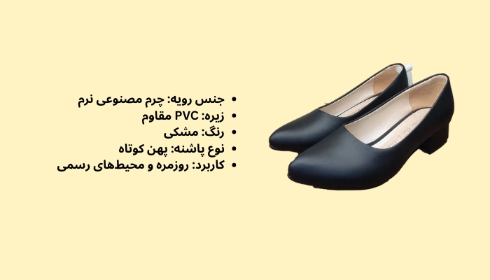 کفش مجلسی پاشنه دار